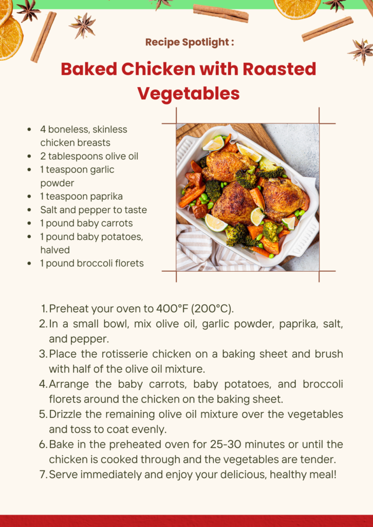 costco meal plan - baked chicken with roasted veggies