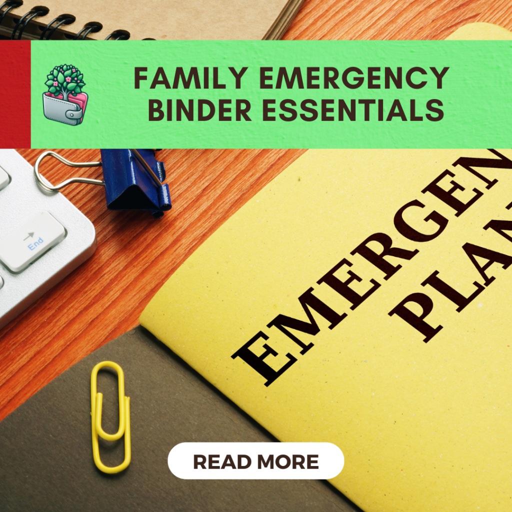 emergency binder