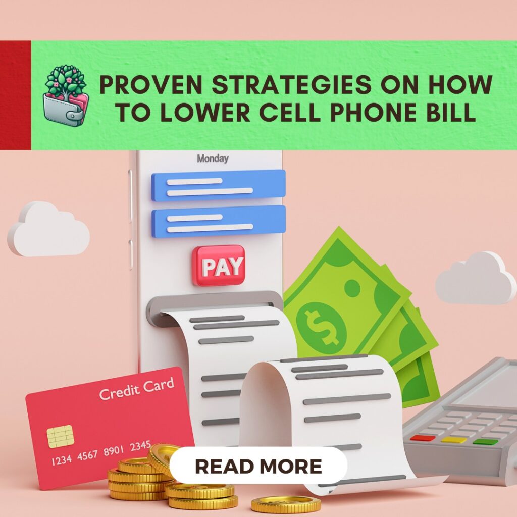 how to lower cell phone bill