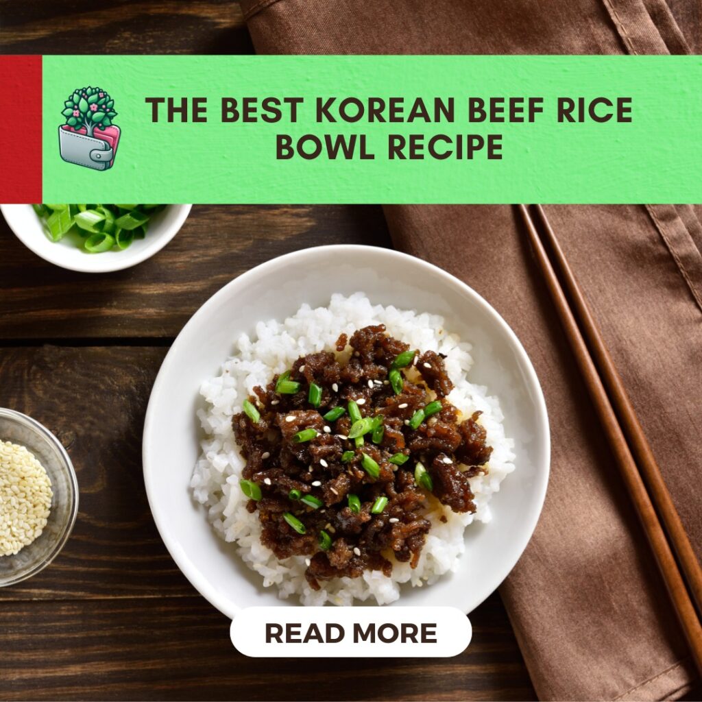 beef rice bowl recipe