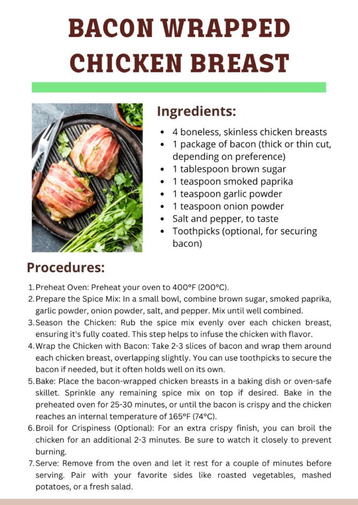 How to Cook Chicken Breast Wrapped in Bacon