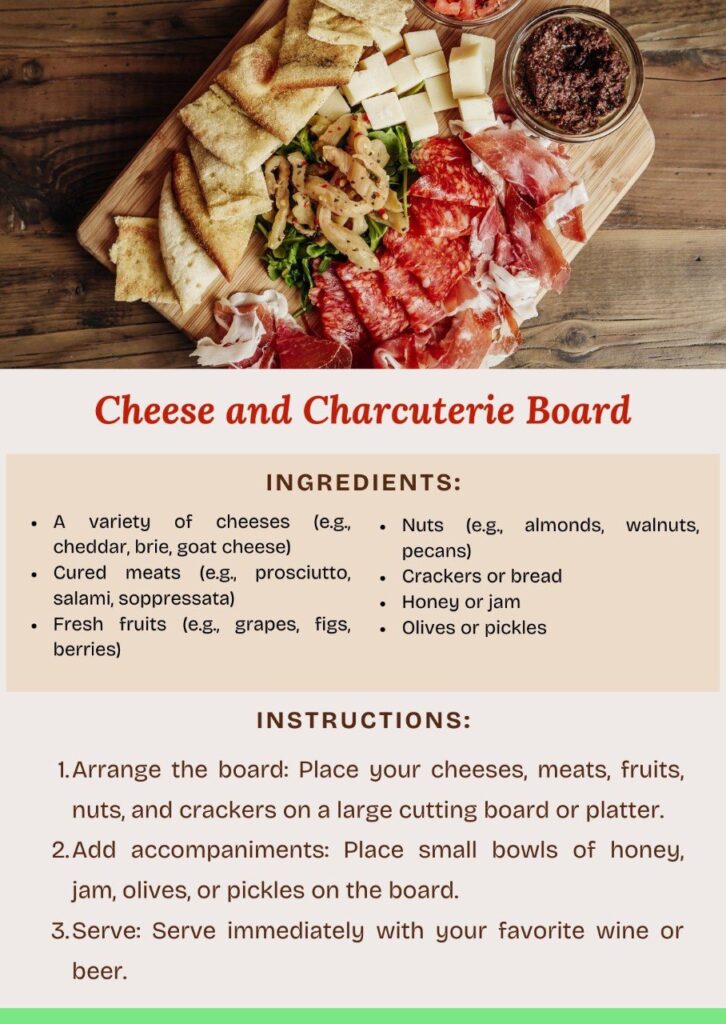 christmas dinner recipes cheese and charcuterie board